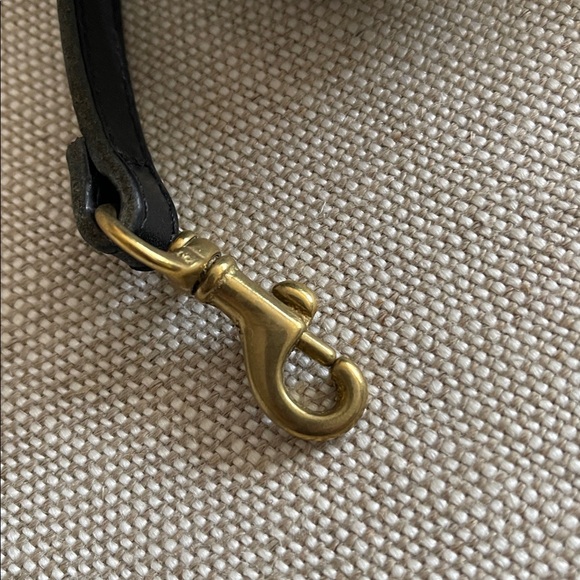 Black Leather Shoulder Strap Bag - Picture 5 of 5